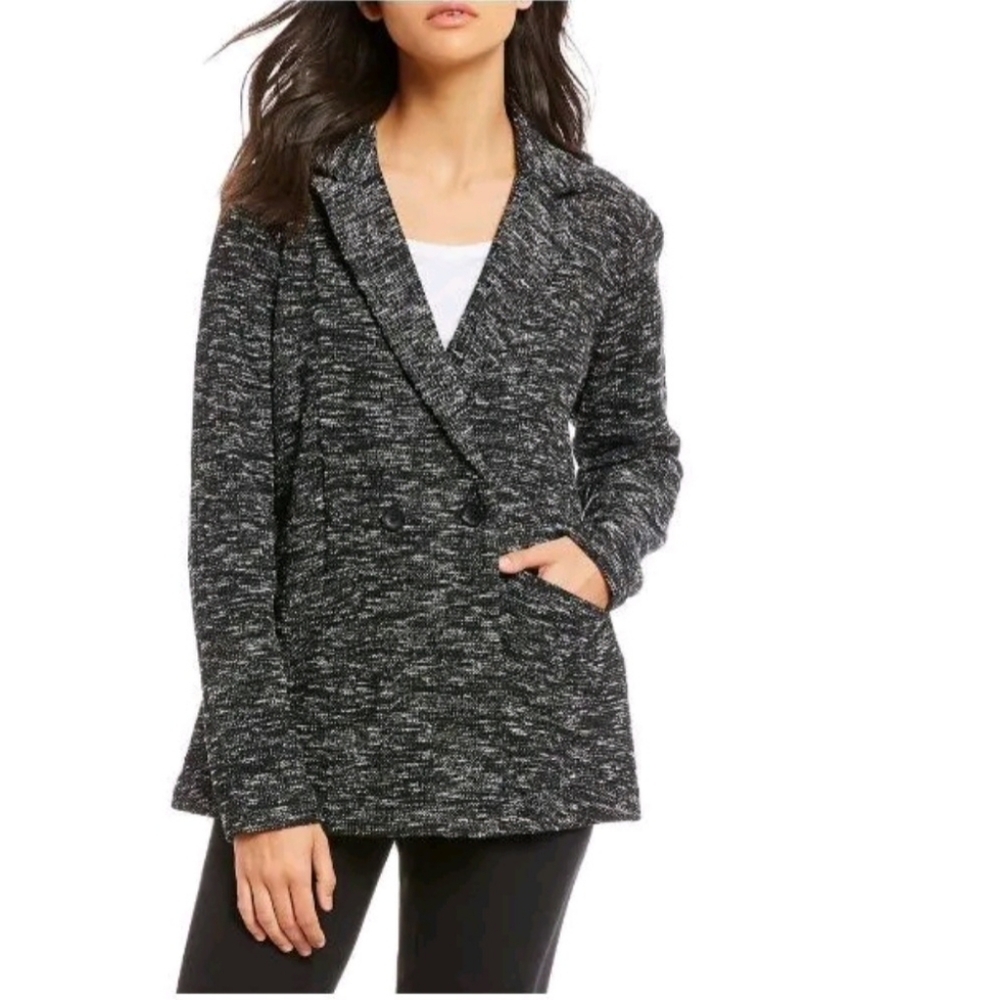 NWT Eileen Fisher Tweedy Classic Collar Blazer Size S